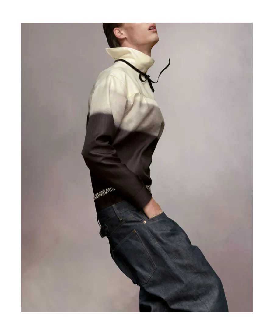 Maison Margiela Trompe L'oeil Printed Buttoned Shirt