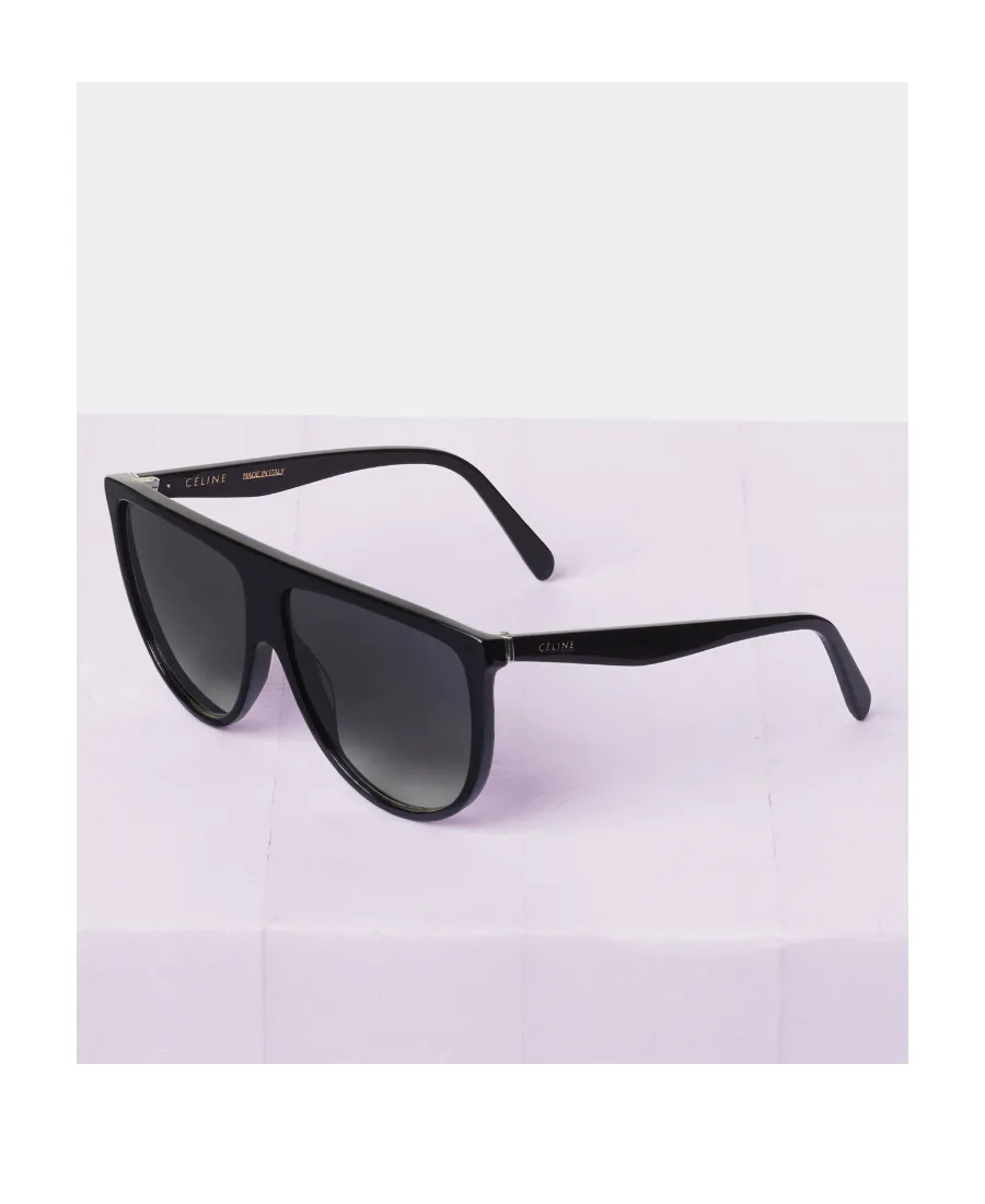 Black Oval Sunglasses