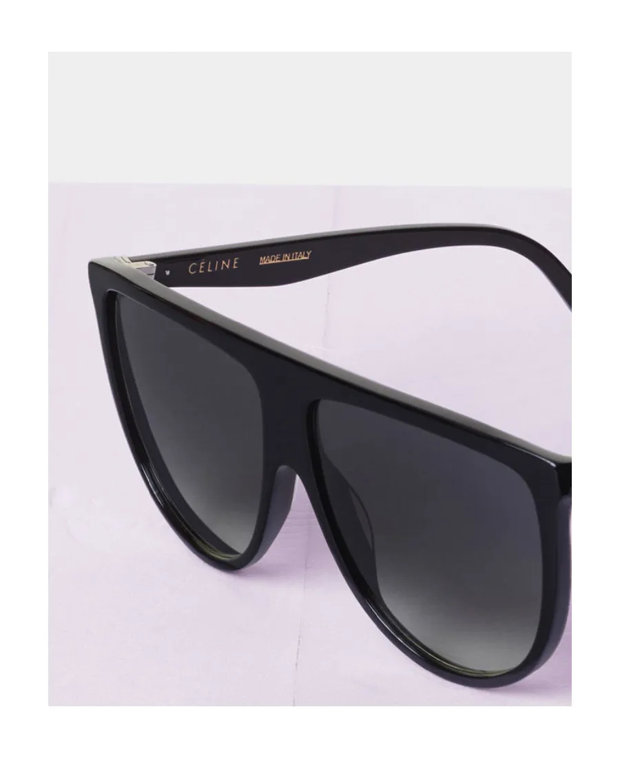 Black Oval Sunglasses