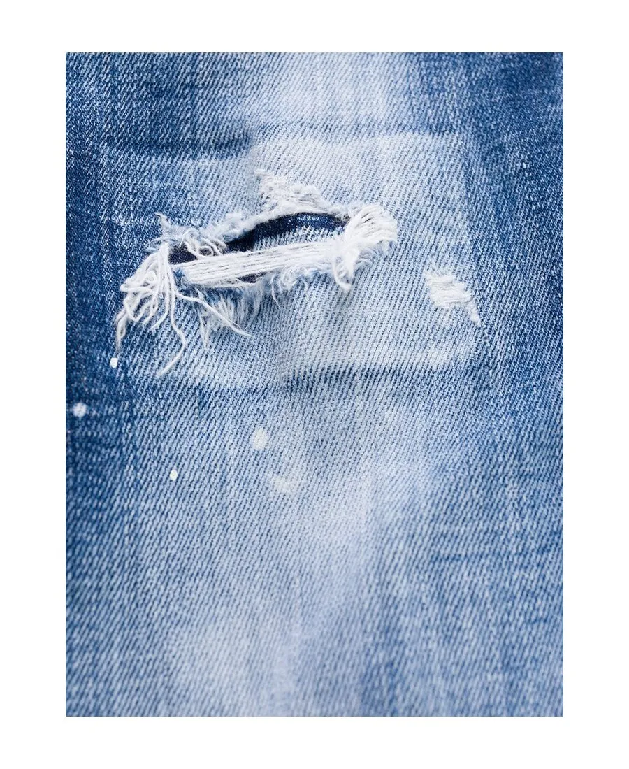 Distressed Cropped Jeans