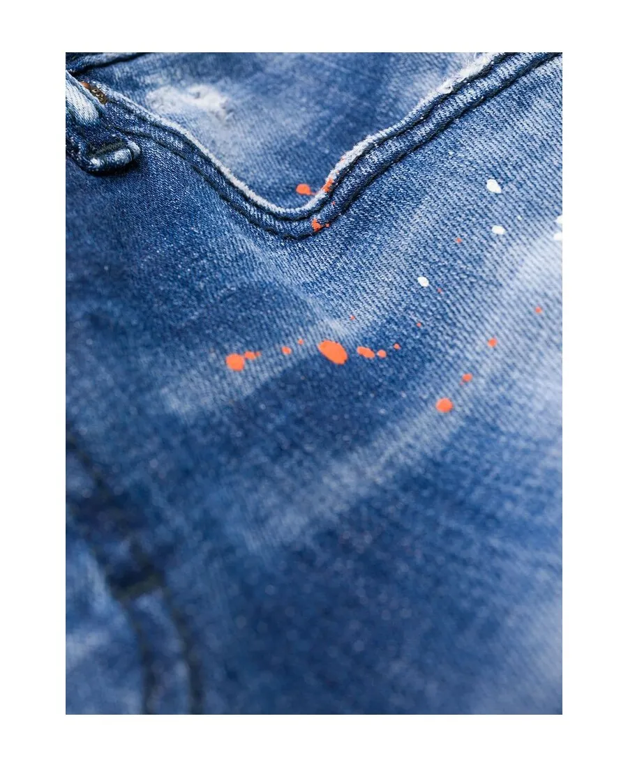 Distressed Cropped Jeans