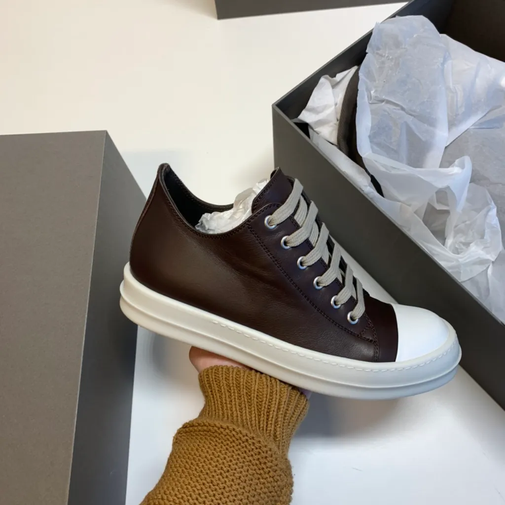 Lace-Up Low-Top Sneakers