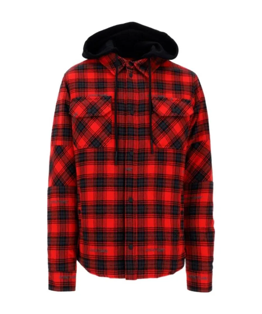 Hooded Checked Shirt Jacket