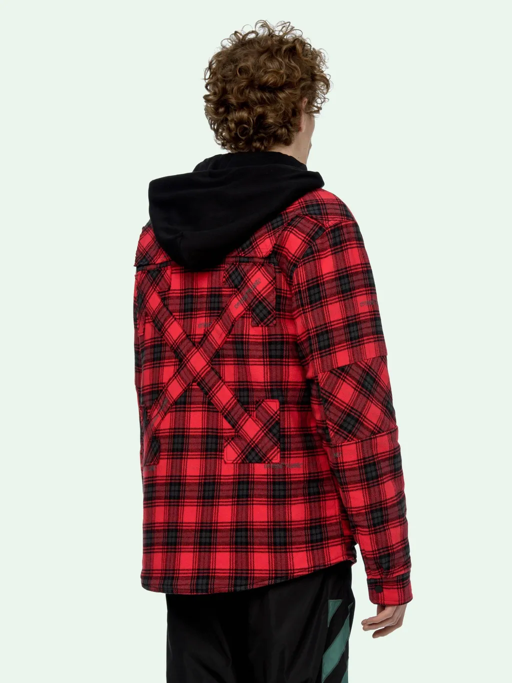 Hooded Checked Shirt Jacket