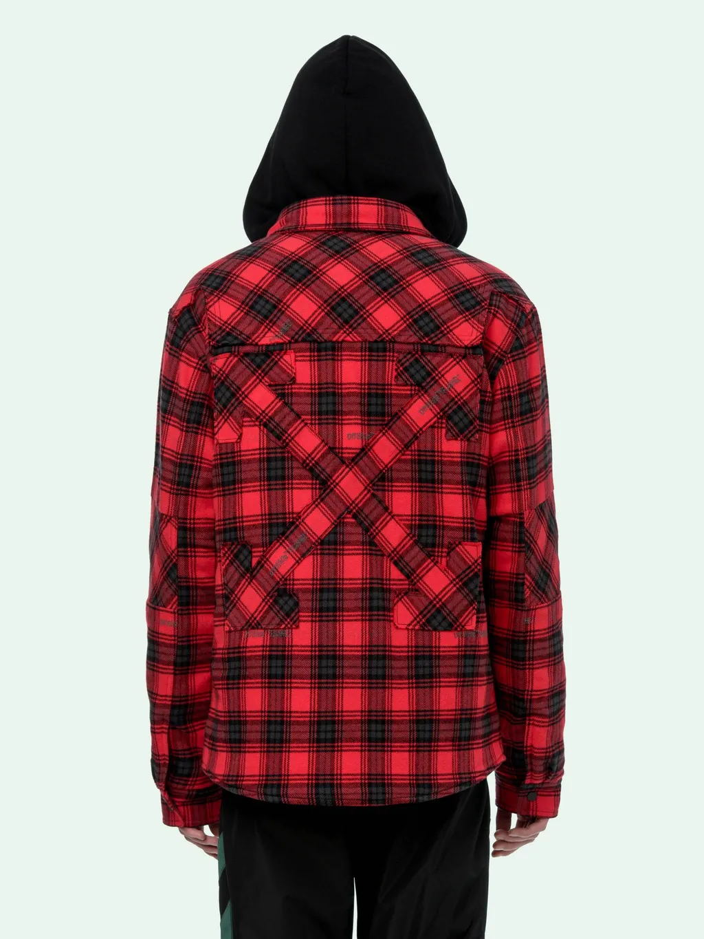 Hooded Checked Shirt Jacket