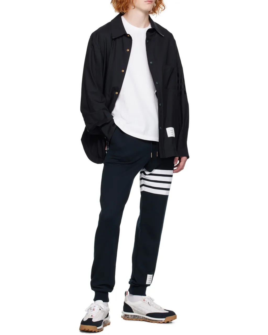 Thom Browne Striped Crewneck T-Shirt
