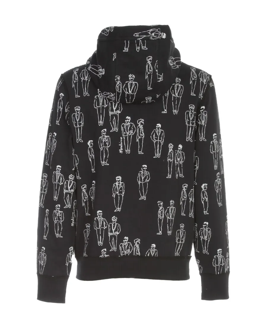 Characters Print Hoodie