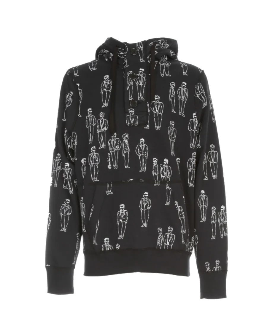 Characters Print Hoodie