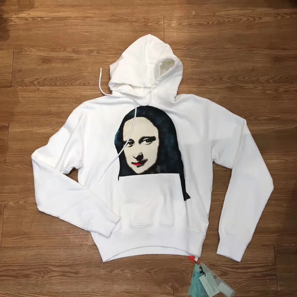 Mona Lisa Print Hoodie