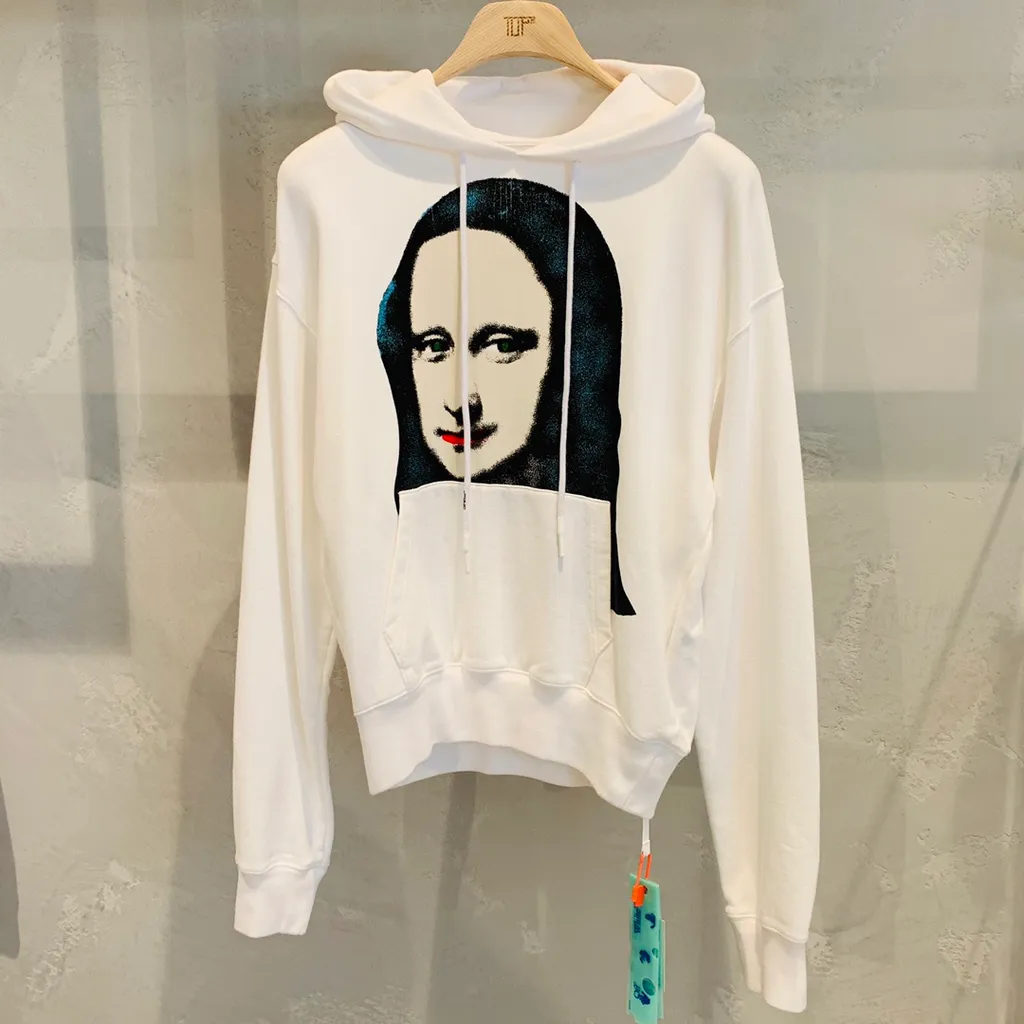 Mona Lisa Print Hoodie