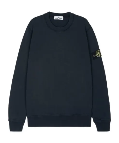 Stone Island Logo Patch Crewneck Sweatshirt