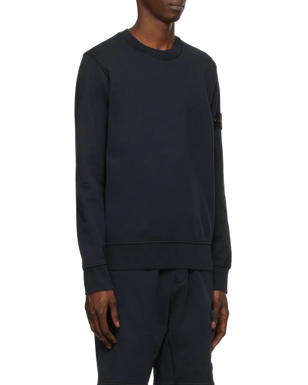 Stone Island Logo Patch Crewneck Sweatshirt