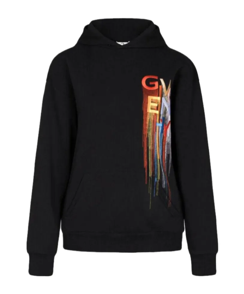 Embroidered Logo Hooded Sweatshirt