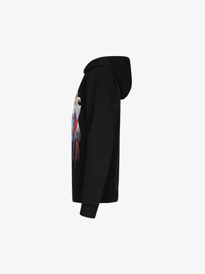 Embroidered Logo Hooded Sweatshirt