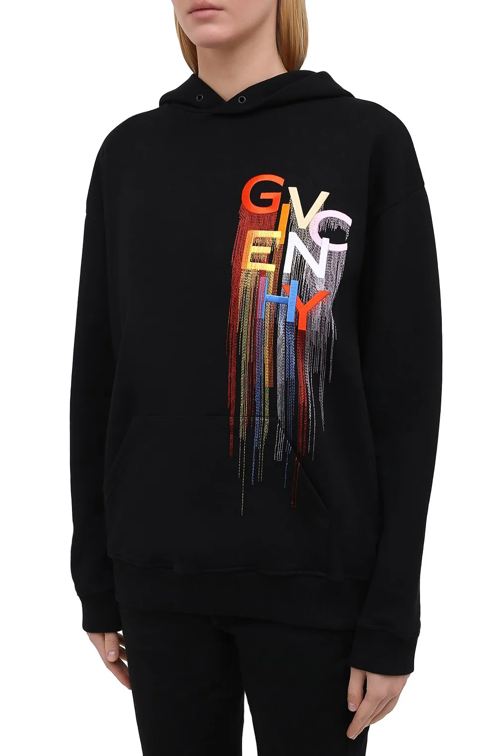 Embroidered Logo Hooded Sweatshirt
