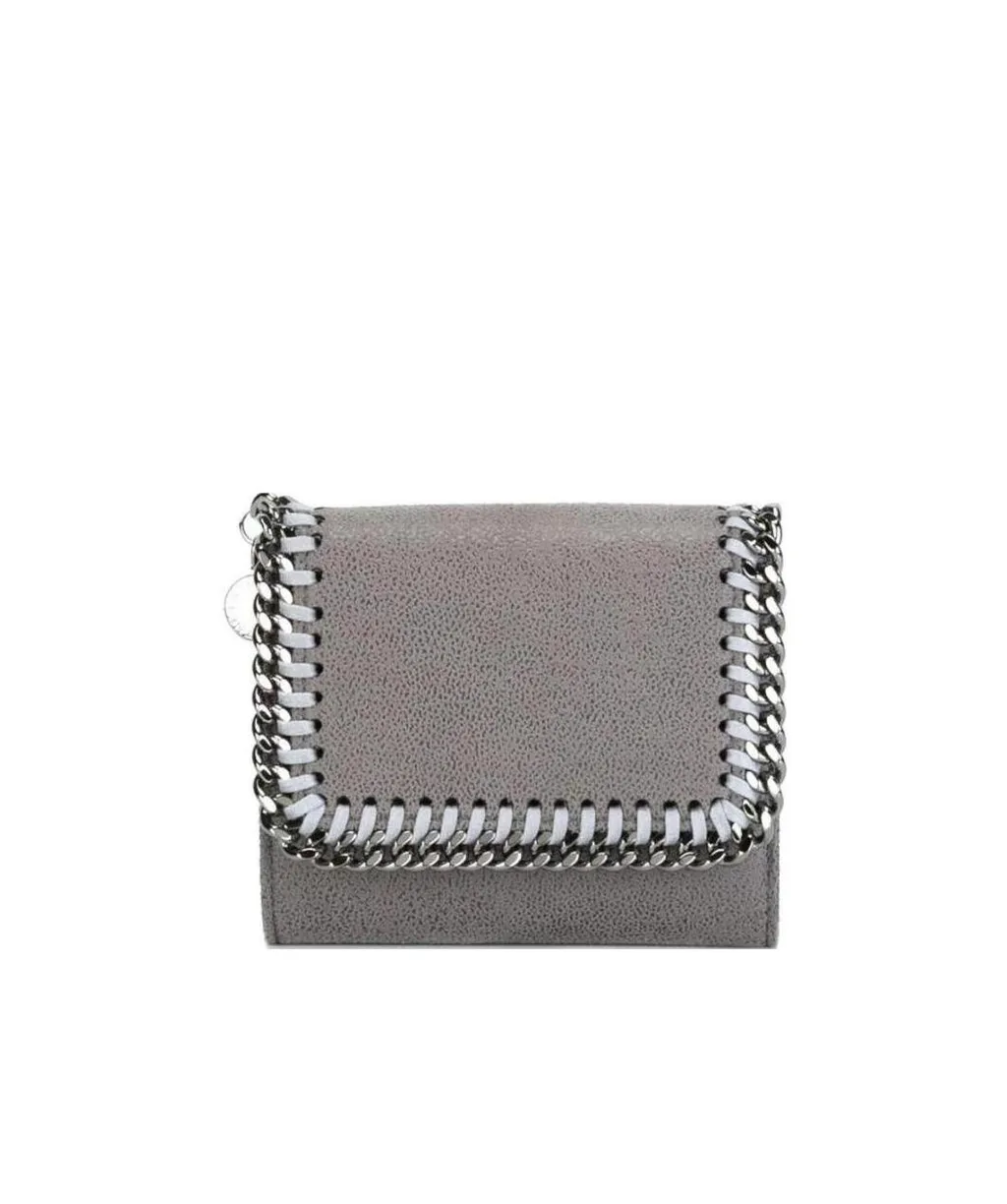 Stella Mccartney Falabella Tri-Fold Flap Small Wallet