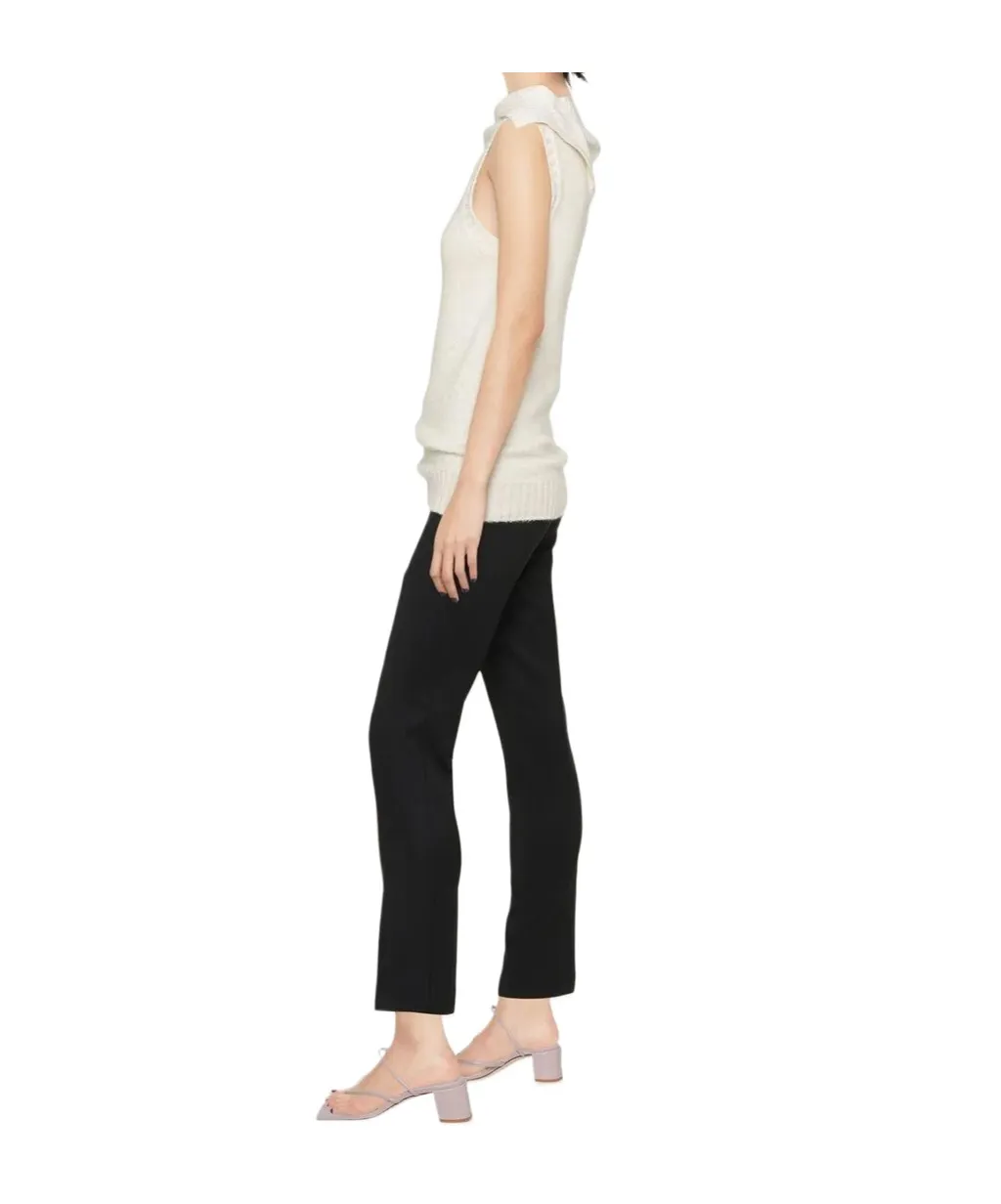 Mid-Rise Tapered Virgin Wool Trousers