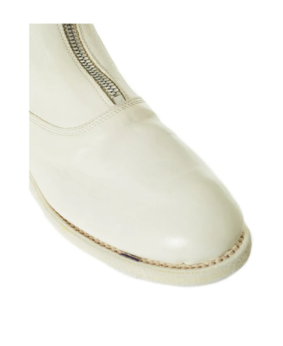 Zip-Front Calf-Length Boots
