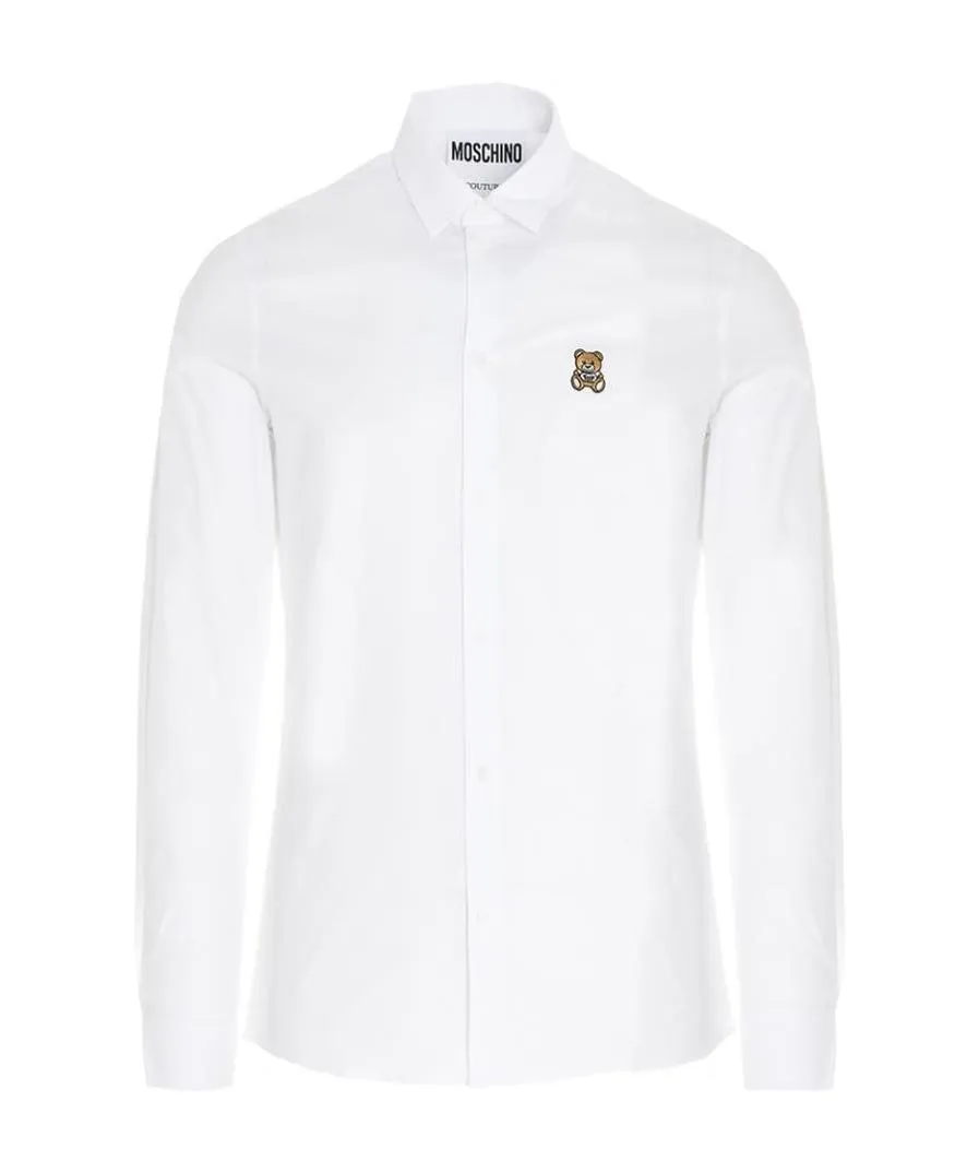 Moschino Teddy Patch Buttoned Shirt