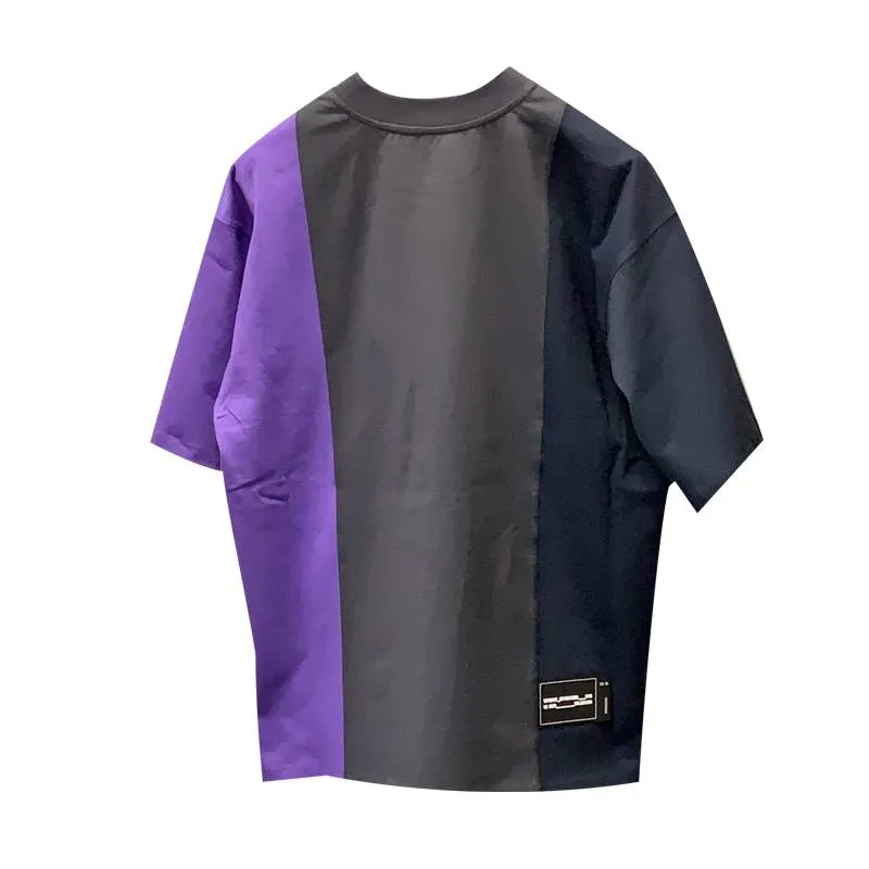 Logo-Print Colour-Block T-Shirt