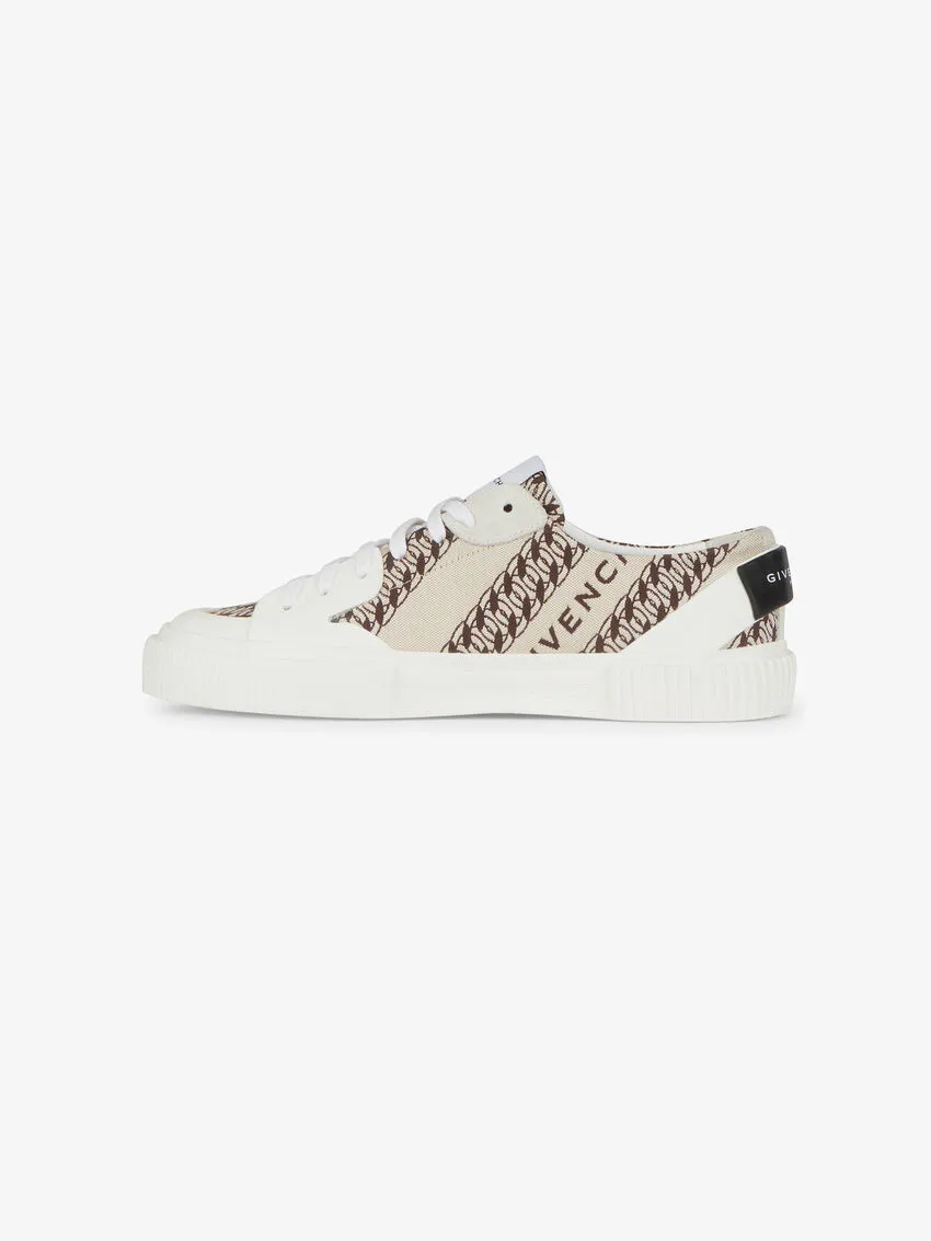 Chain Logo Sneakers
