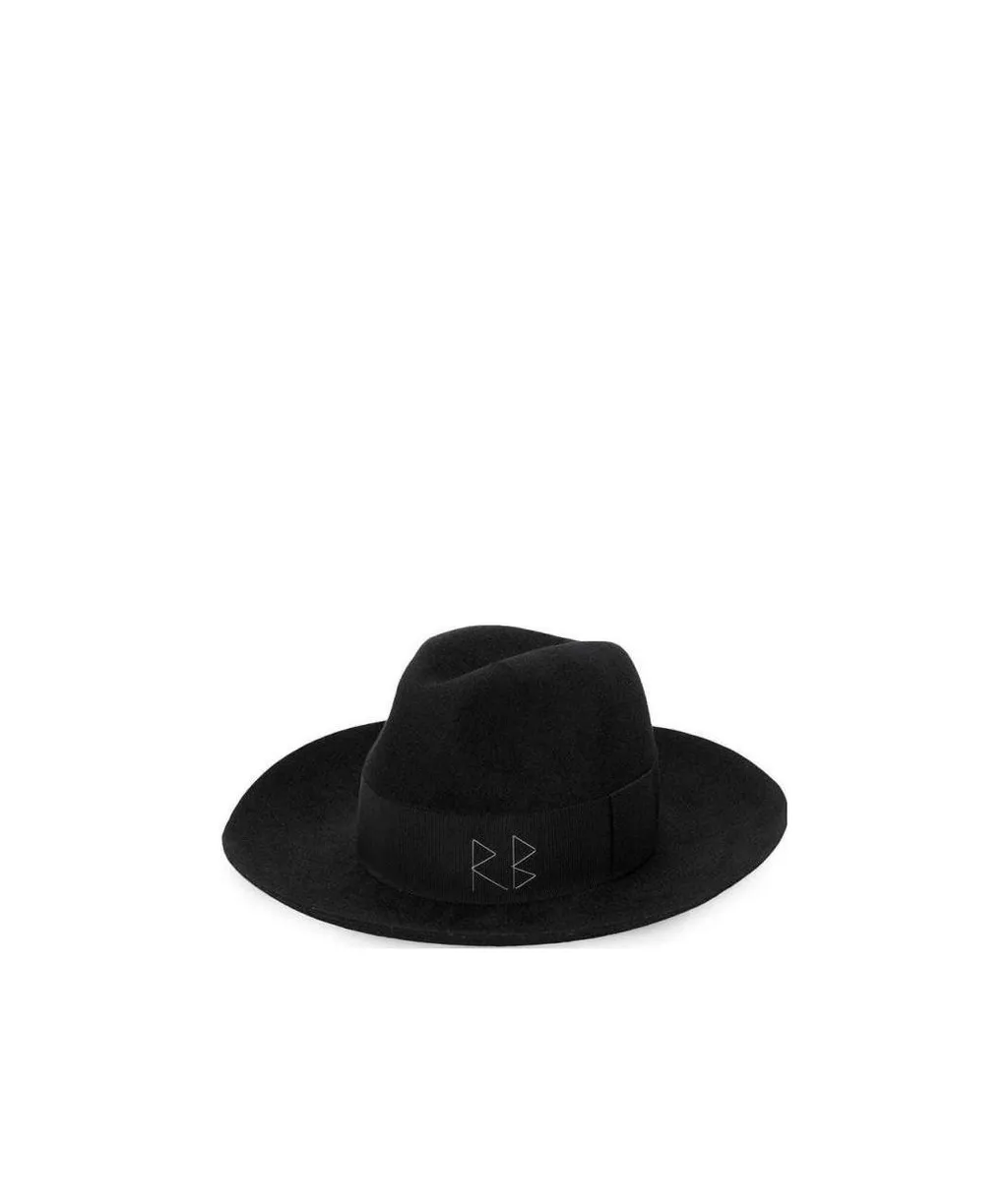 Ruslan Baginskiy Cut-Out Braided Raffia Hat