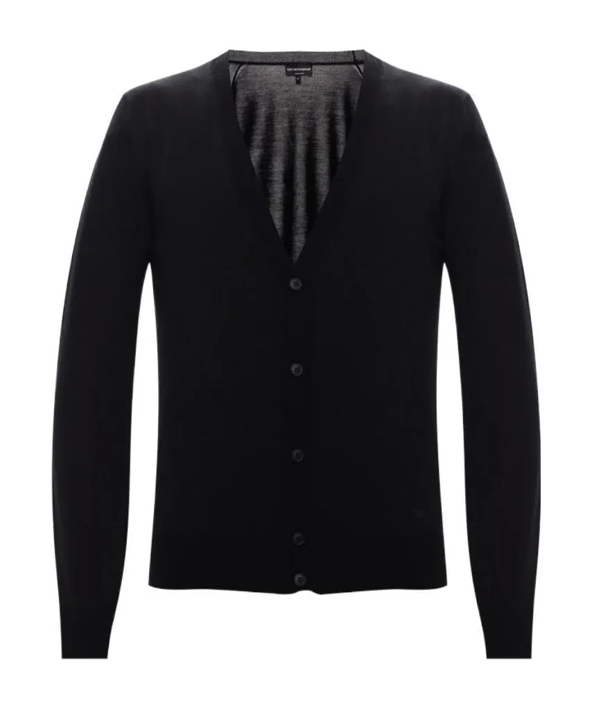 Emporio Armani V-Neck Knitted Cardigan