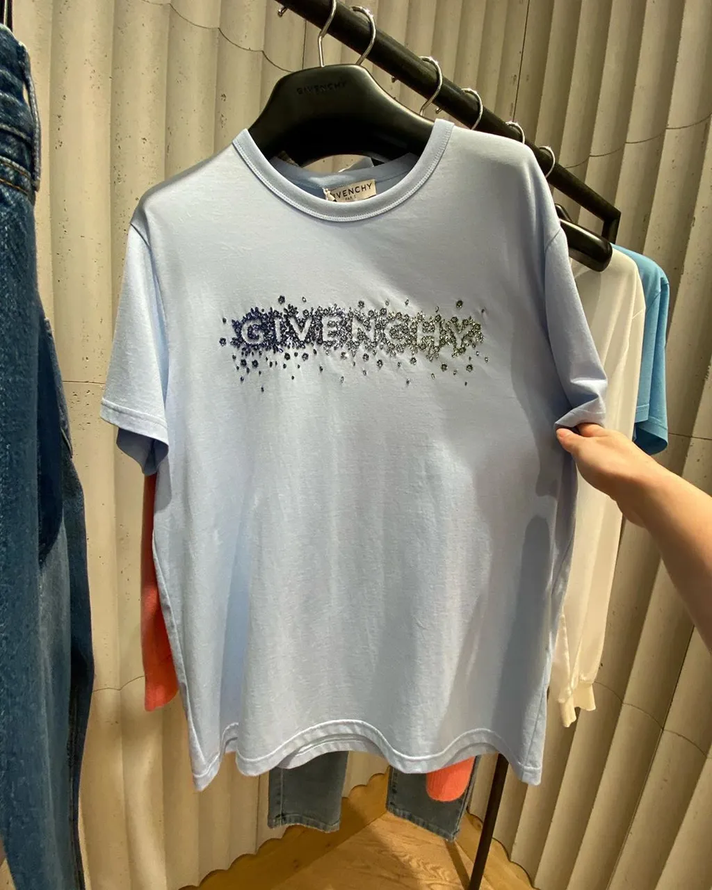 Crystal Embroidered Logo T-Shirt