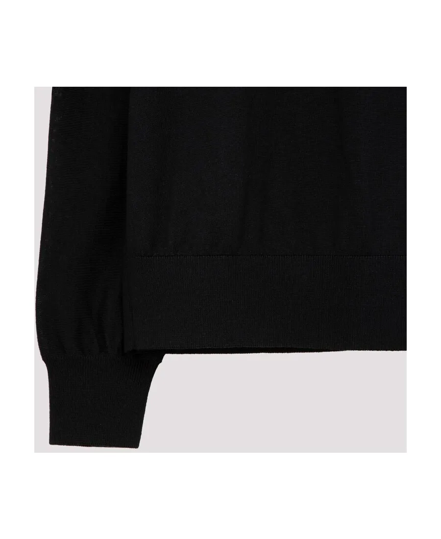 Crystal-Embellished Logo Jumper