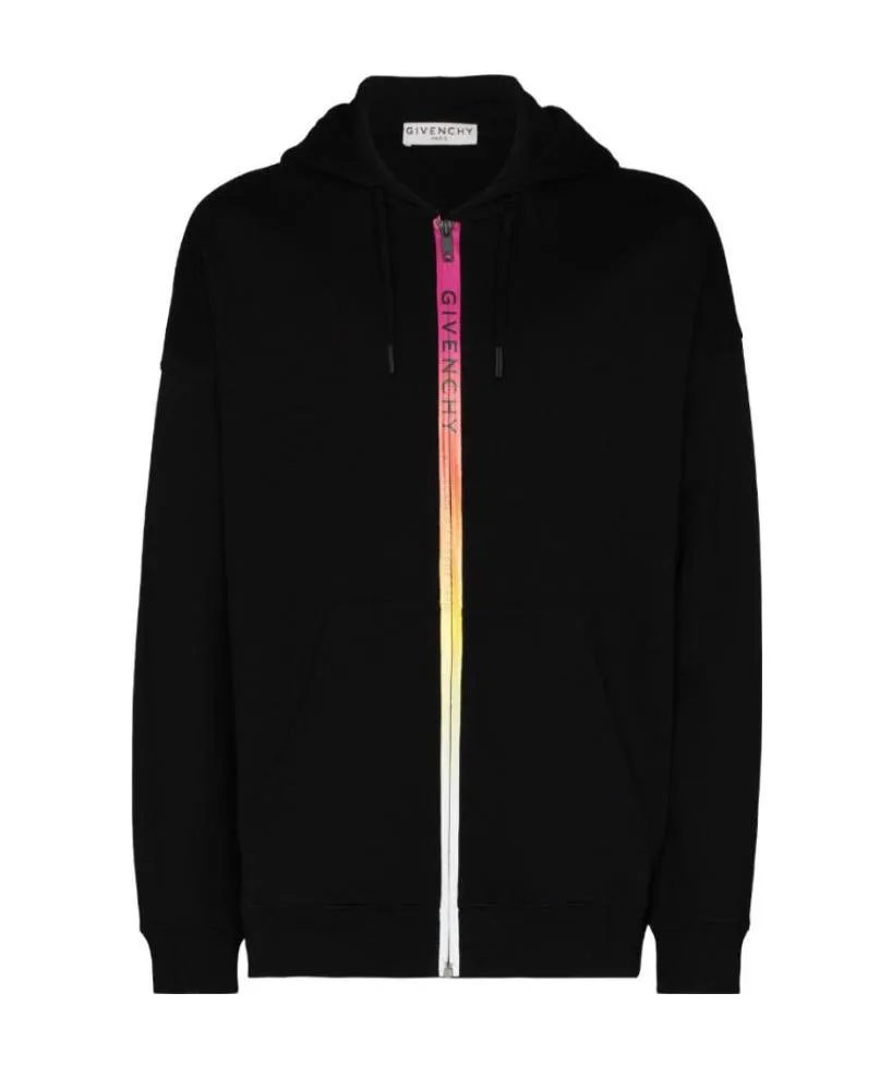 Logo Trim Hoodie