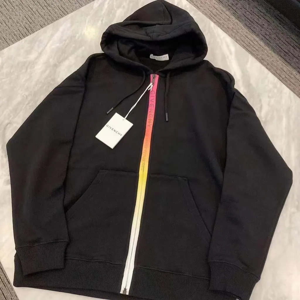 Logo Trim Hoodie
