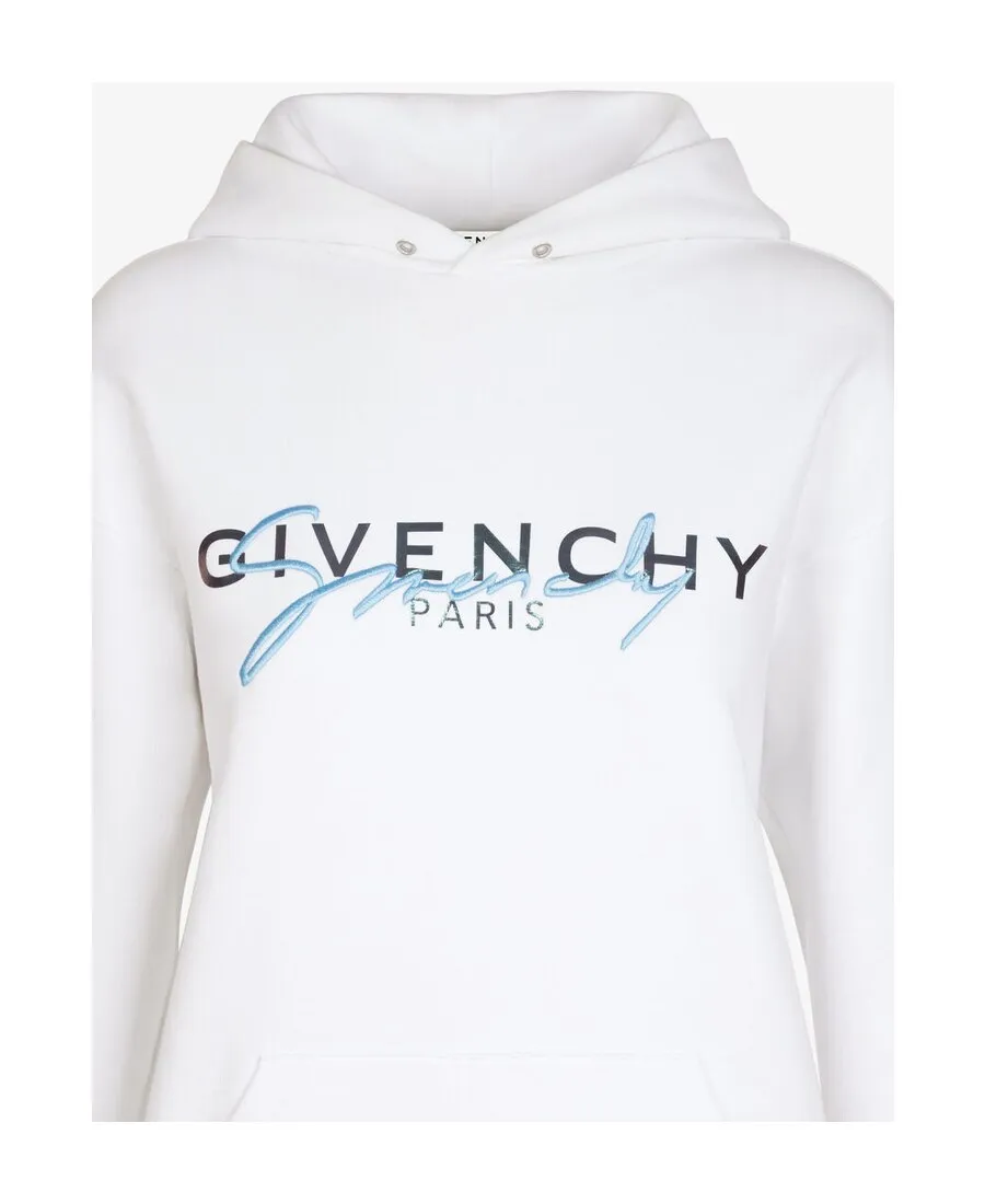 Embroidered Logo Hooded Sweatshirt