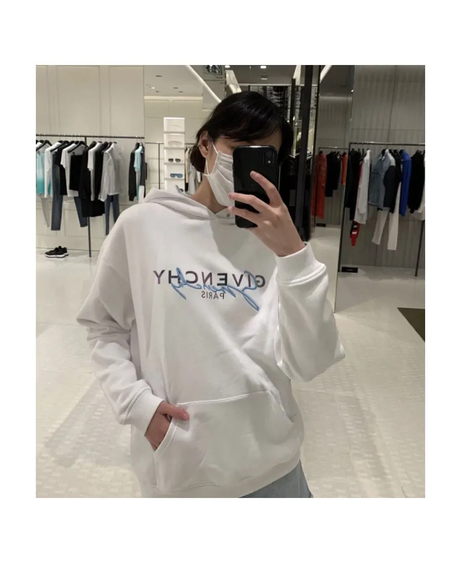 Embroidered Logo Hooded Sweatshirt