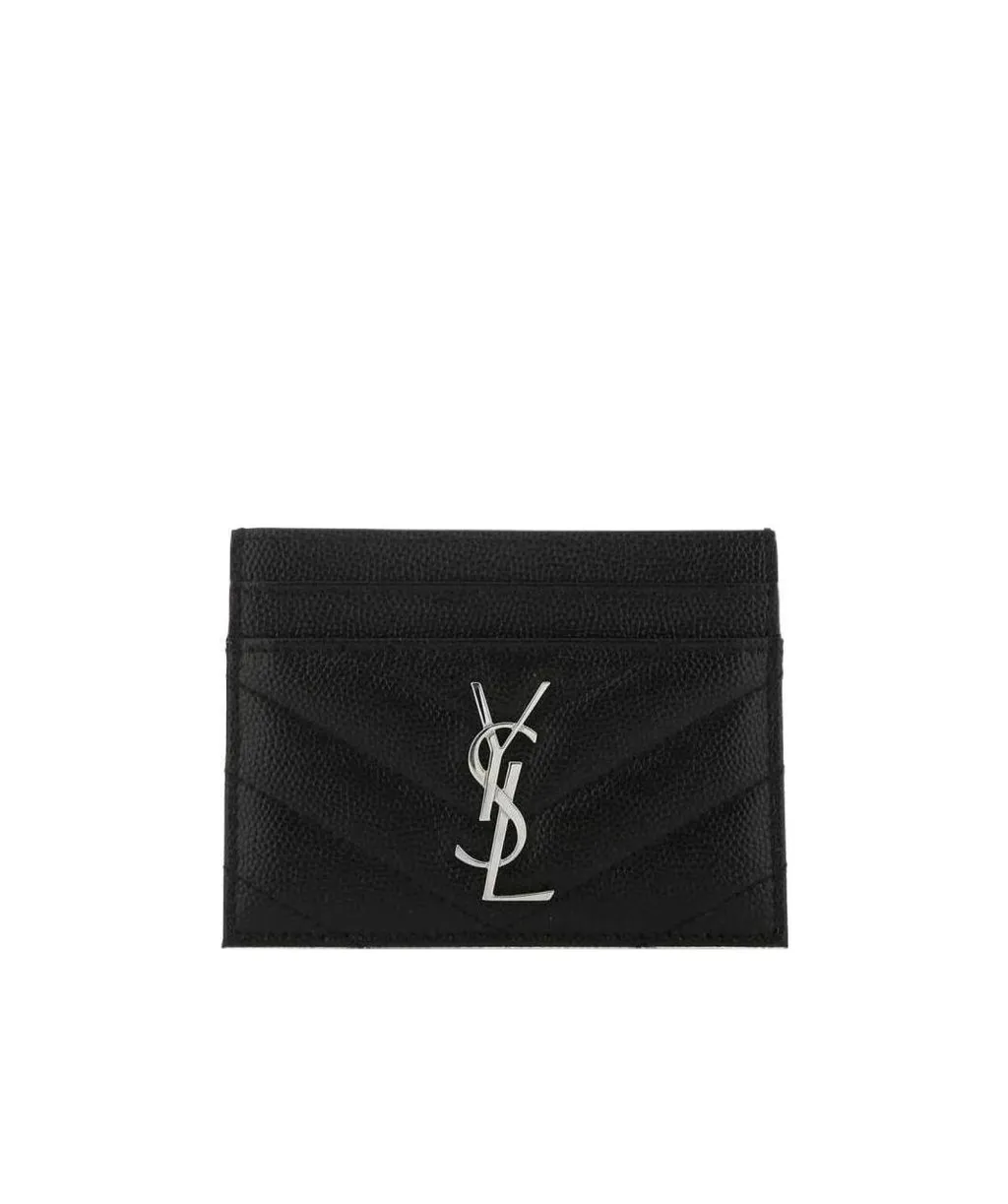 Saint Laurent Cassandre Matelassé Card Case