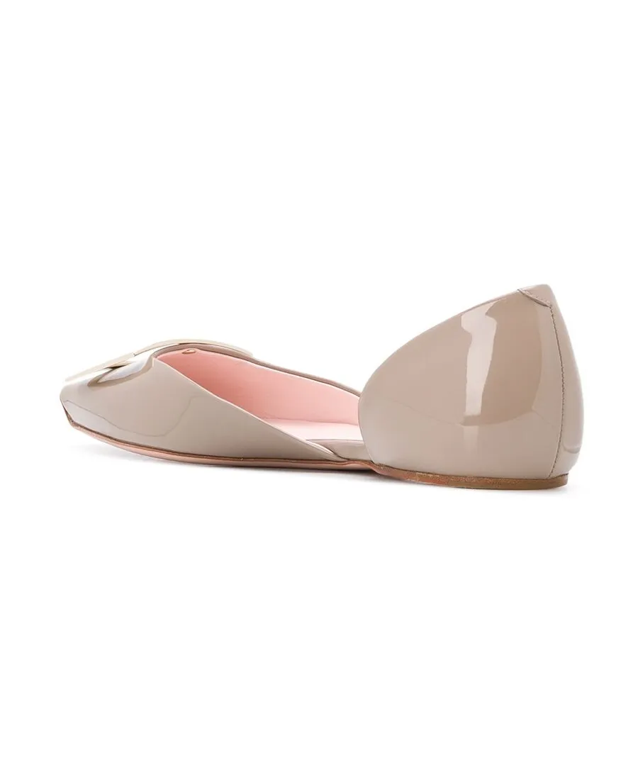 Patent-Leather Ballerina Shoes