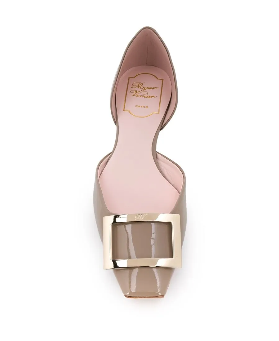 Patent-Leather Ballerina Shoes