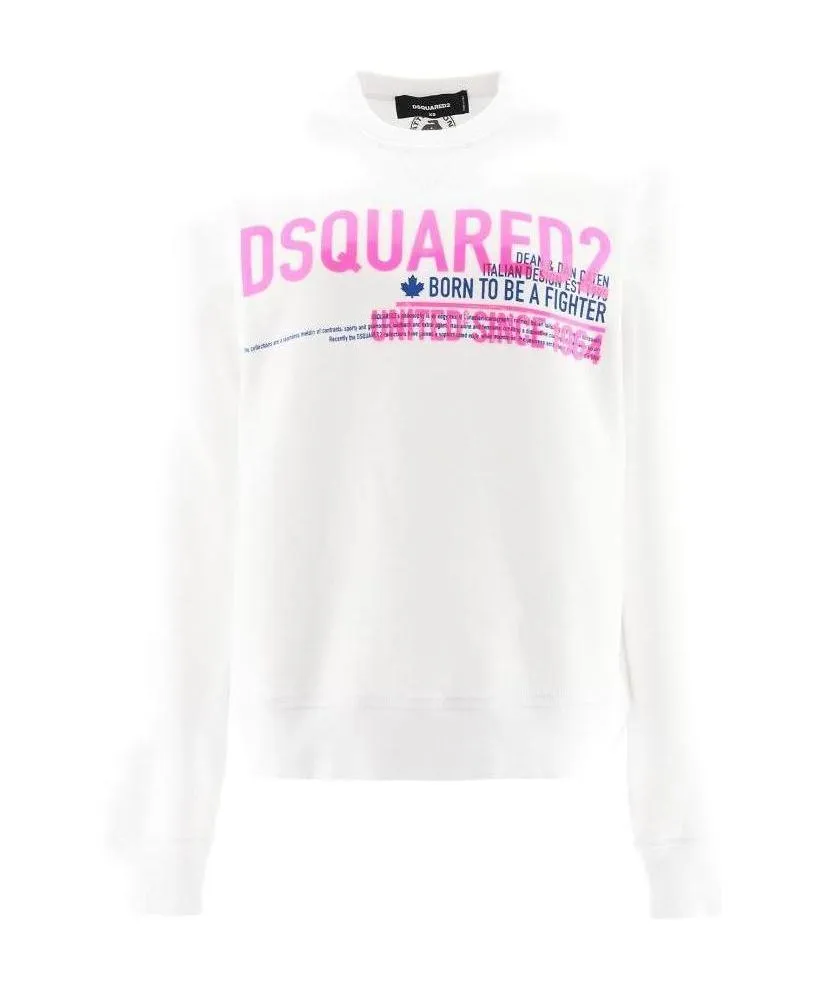Dsquared2 Logo Print Crewneck Sweatshirt