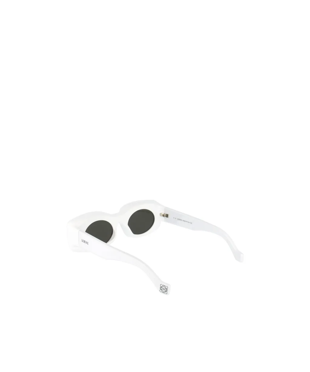 Logo Rectangular Frame Sunglasses