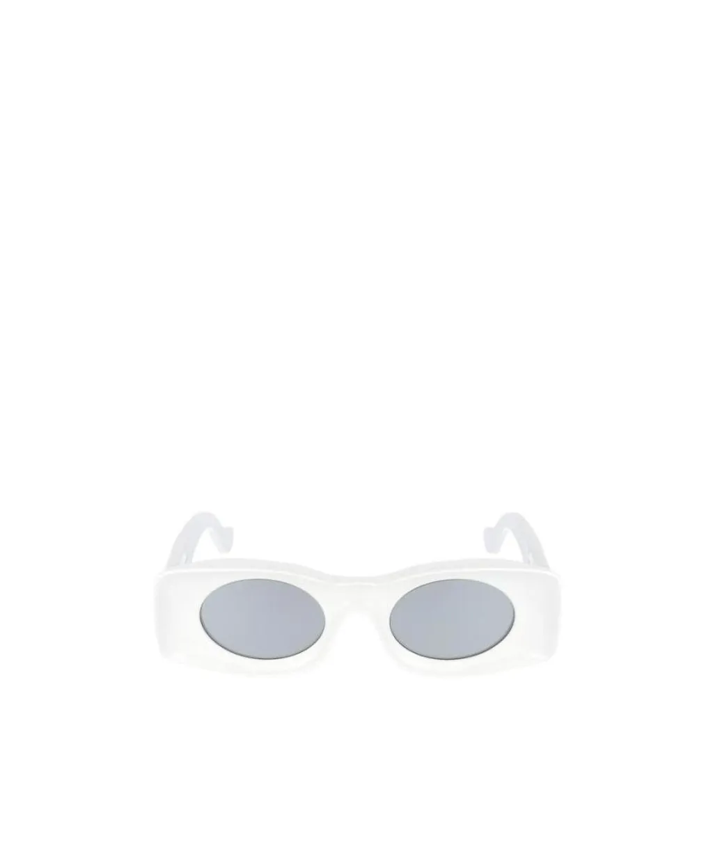 Logo Rectangular Frame Sunglasses