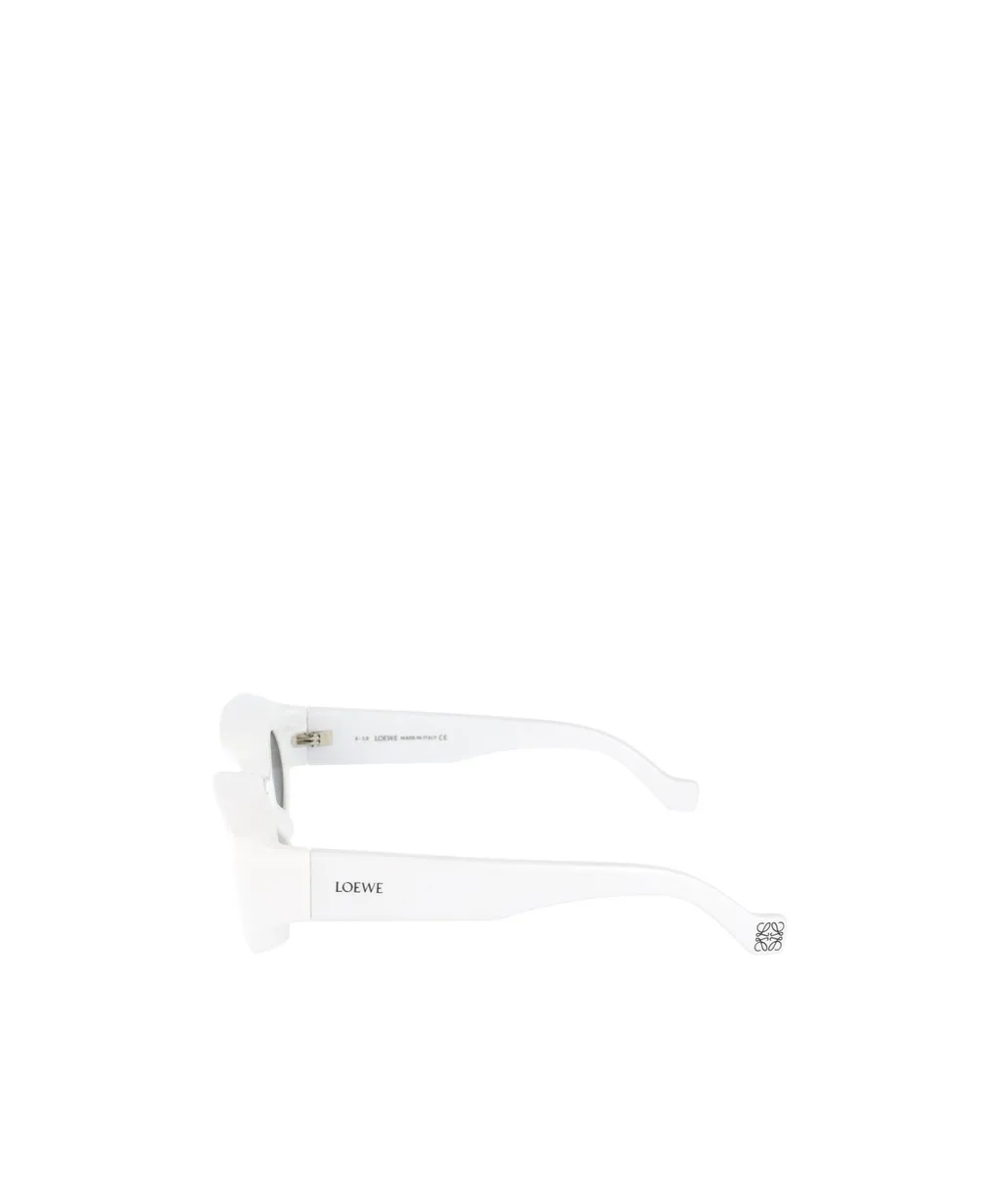 Logo Rectangular Frame Sunglasses