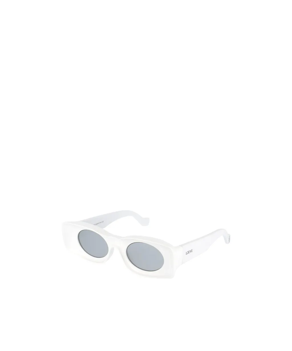 Logo Rectangular Frame Sunglasses