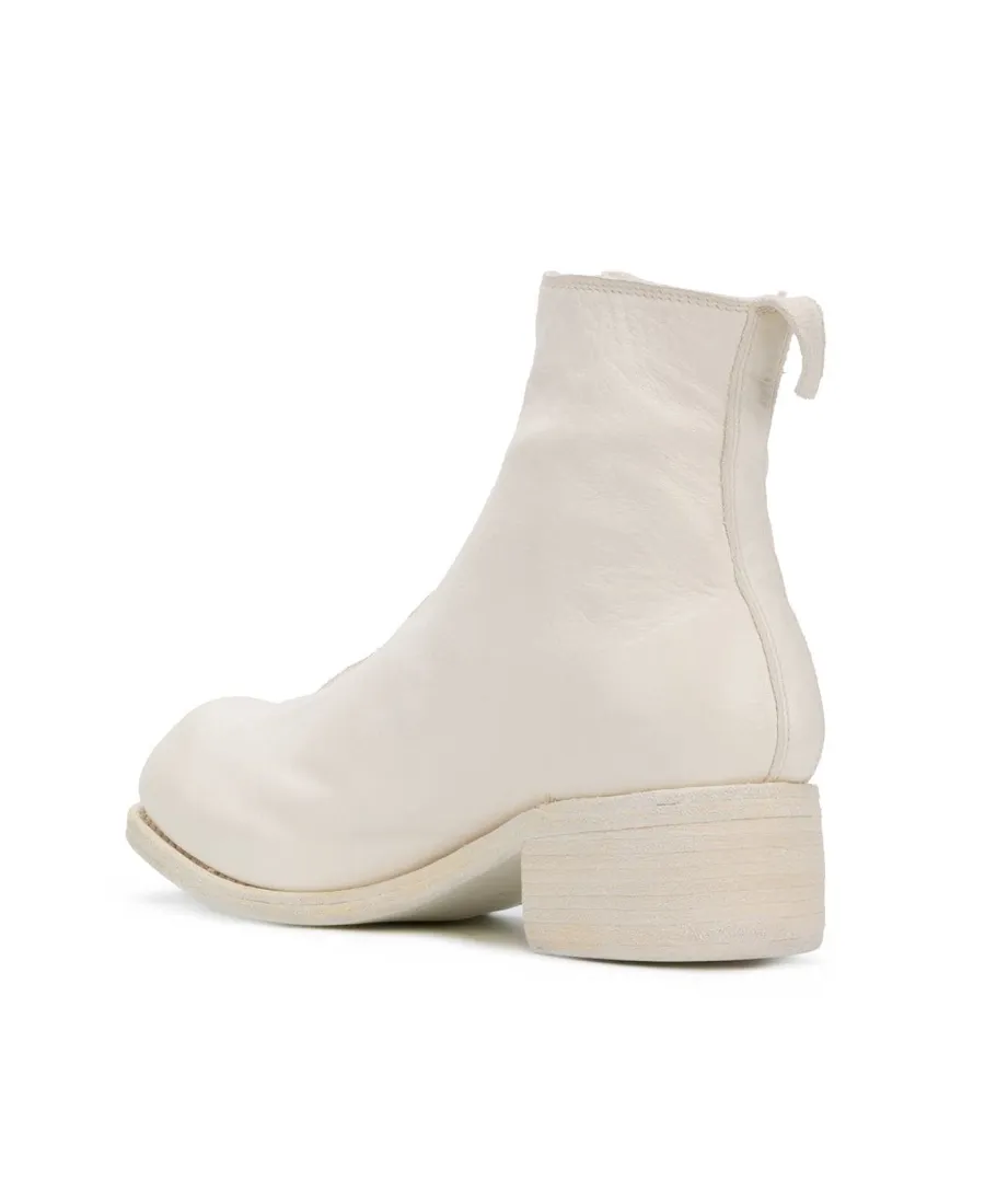 Cracked-Effect Ankle Boots