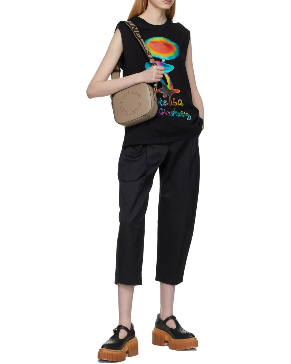 Stella Mccartney Stella Logo Mini Crossbody Bag