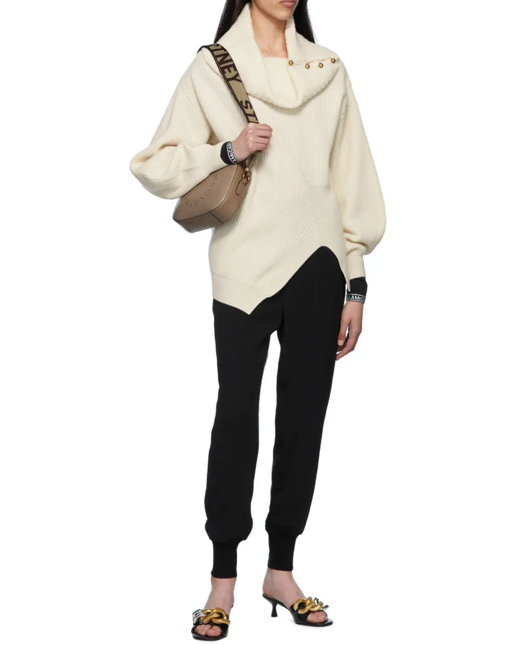 Stella Mccartney Stella Logo Mini Crossbody Bag