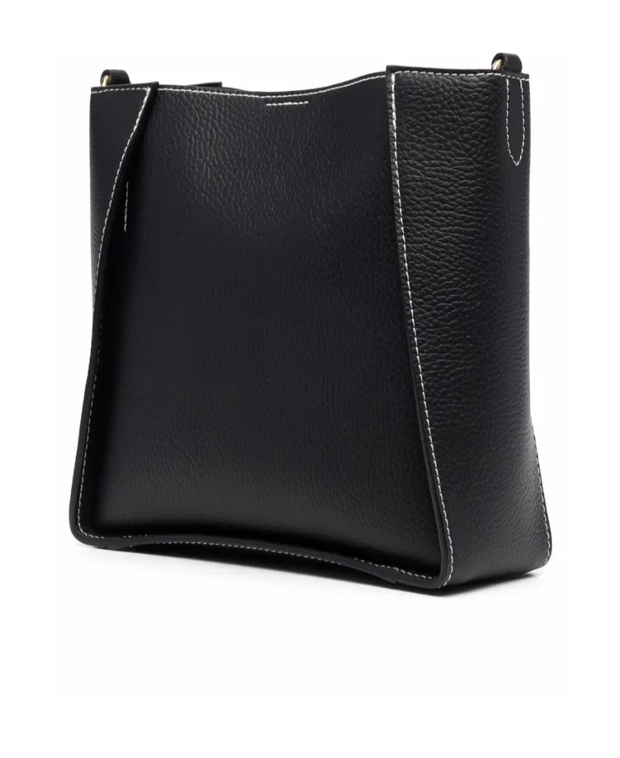 Stella Mccartney Logo Perforated Crossbody Bag