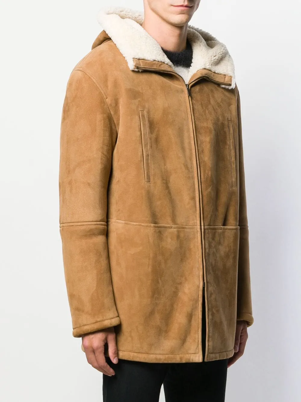 Fur Zipper Coat