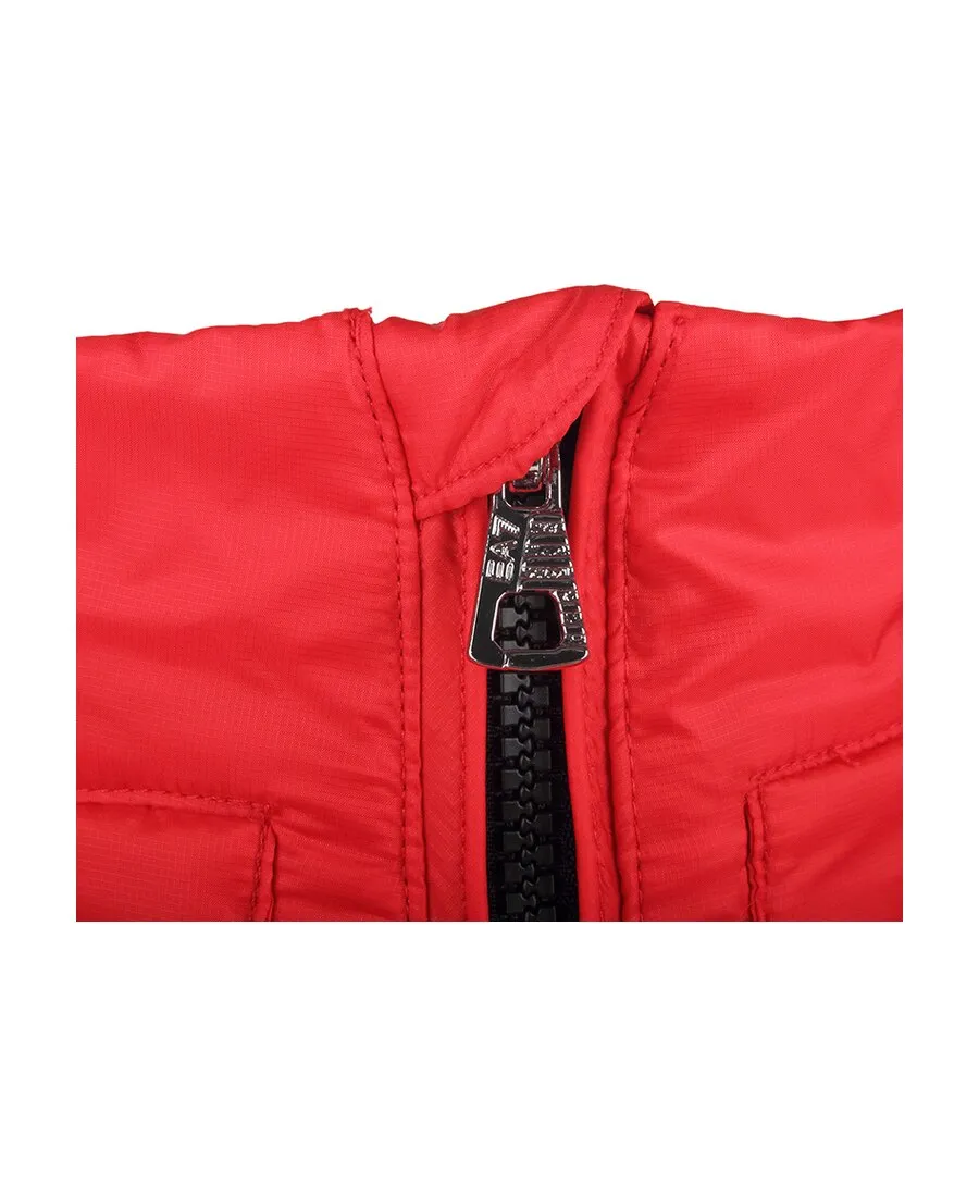 Logo Quilted Down Jacket