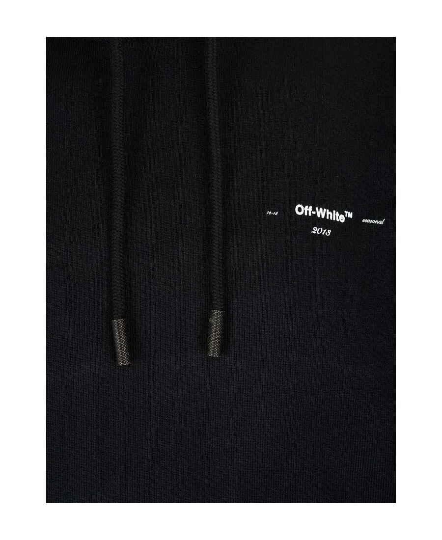 Black Logo Hooded Sweater