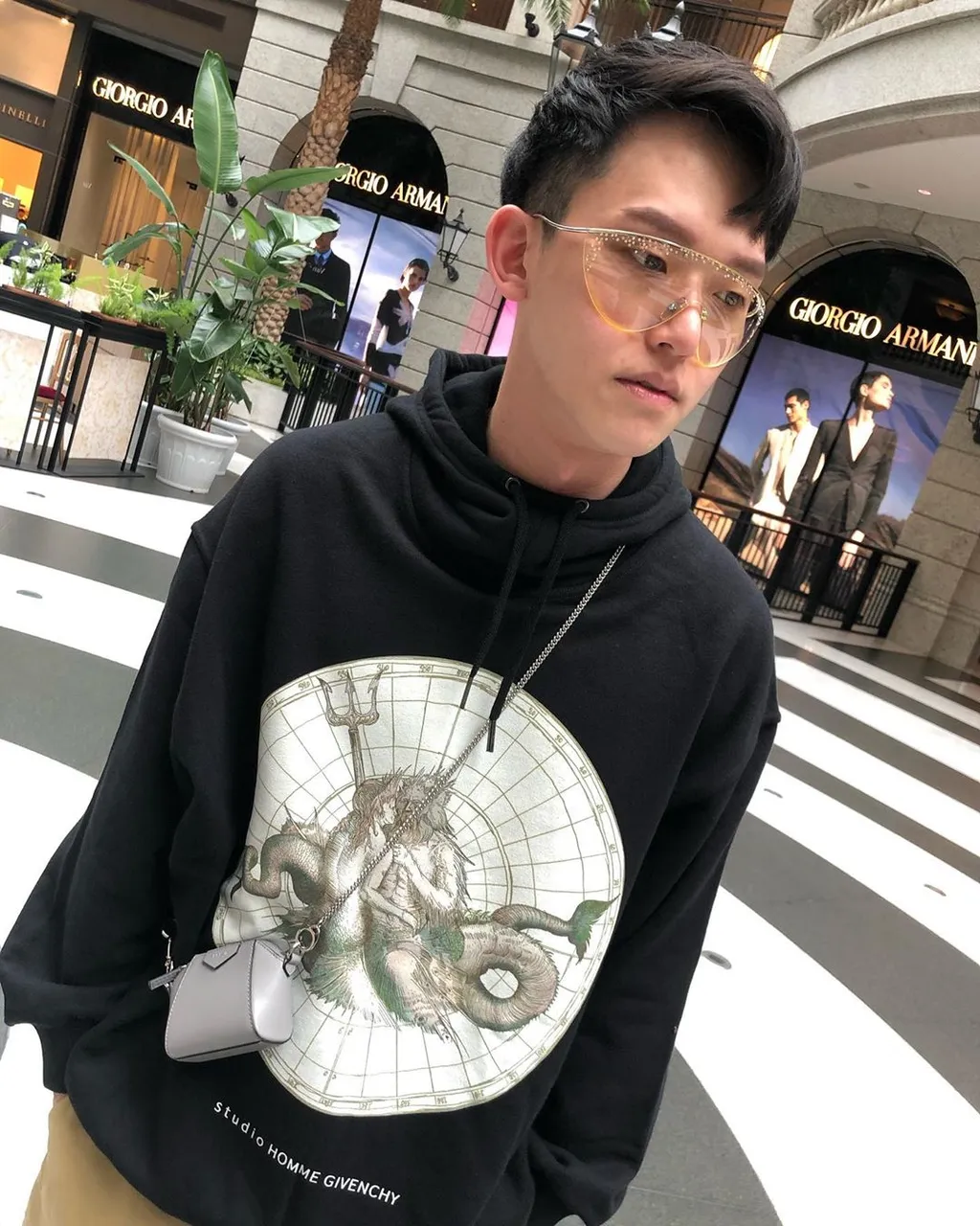 Graphic Print Hoodie