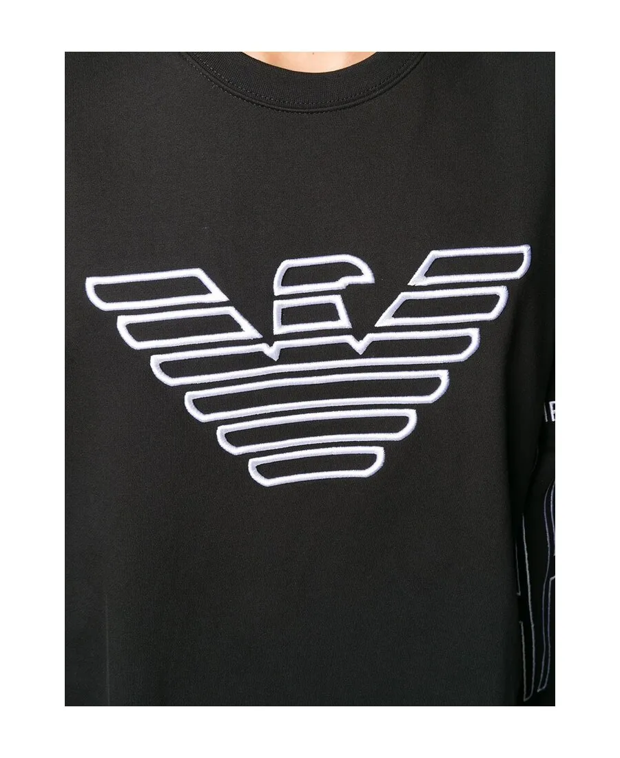Logo Embroidered Round Neck Sweater